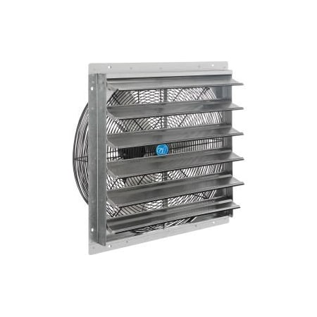 Continental Dynamics Continental Dynamics® 24" Exhaust Fan with Shutter - Direct Drive - 1/4 HP - Single Speed 294497